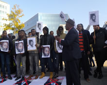 Manifestation pour libérer Jabha à Djibouti